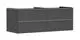 Hansgrohe-HG-Xelu-Q-Waschtischunterschrank-Diamantgrau-Matt-1360-550-mit-4-Schubkaesten-fuer-Konsolen-mit-Aufsatzwaschtisch-Chrom-54087000 gallery number 1